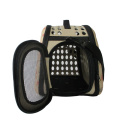 Fashion Little Pet Carry Bag Soft-Sided Collapsible Portable EVA Cat Carrier With Mesh Windows Porous Design